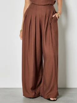Apricot Damen Hose in braun - Länge: lang
