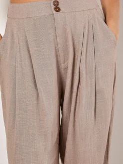 Apricot Damen Hose in braun - Länge: lang