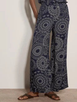 Apricot Damen Hose in marine - Länge: lang