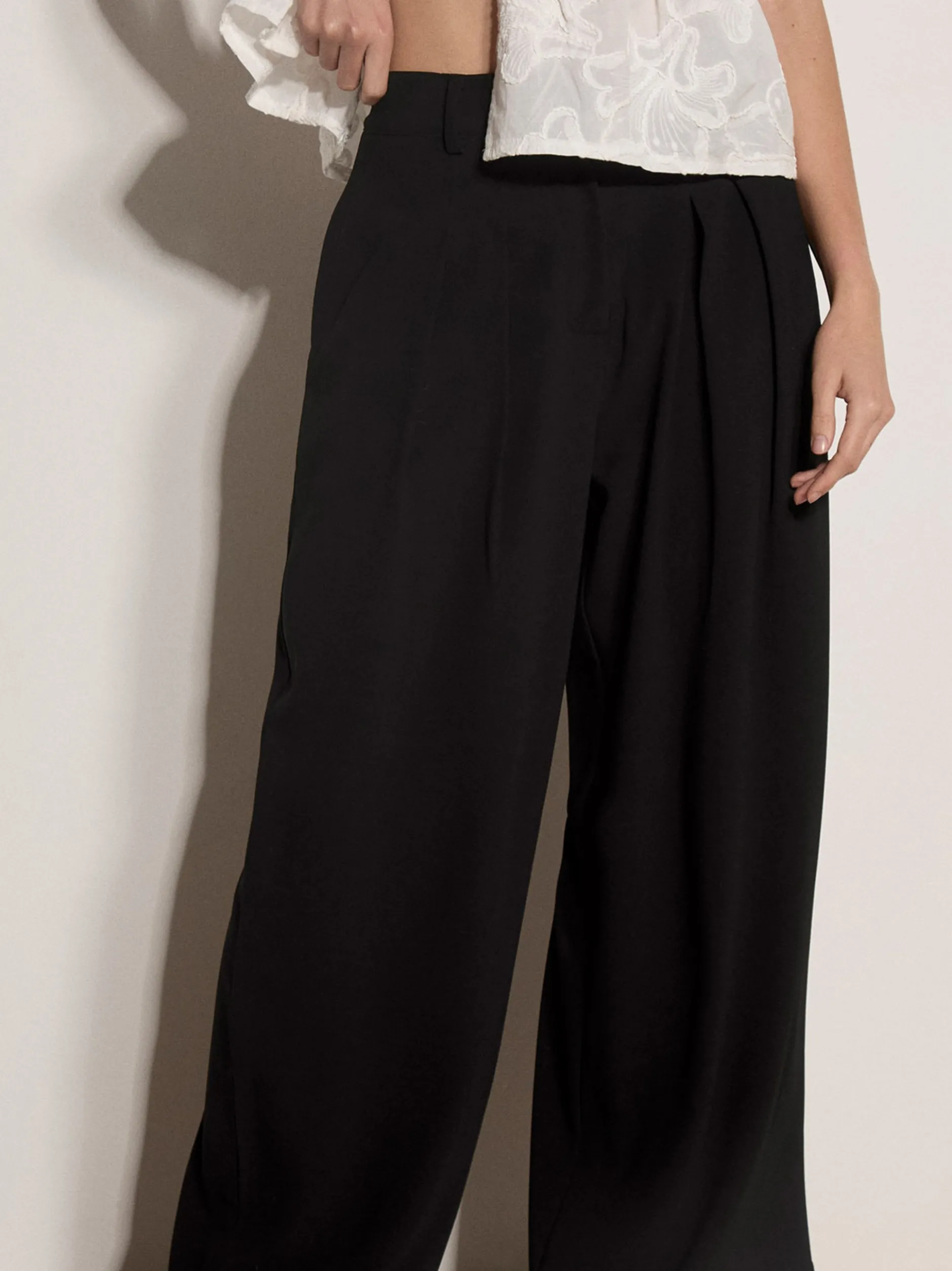 Apricot Damen Hose in schwarz - Länge: lang