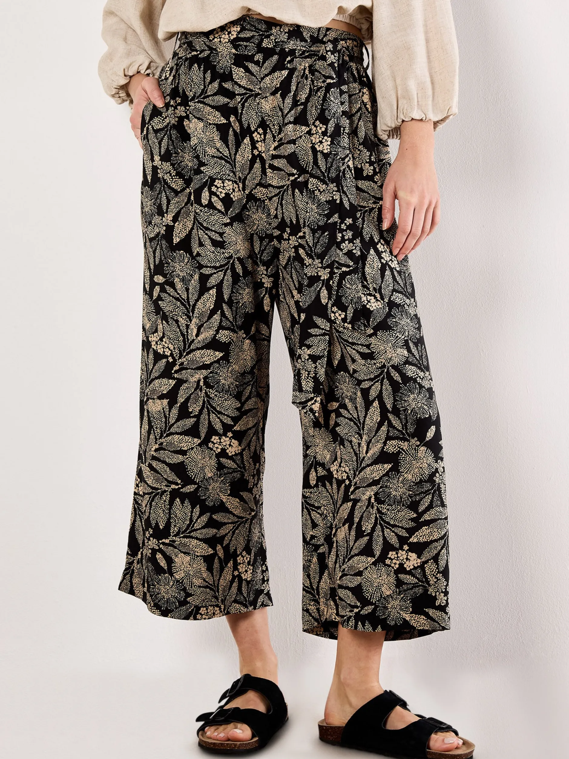 Apricot Damen Hose in schwarz - Länge: lang