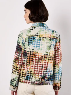 Apricot Damen Jacke in blau mehrfarbig