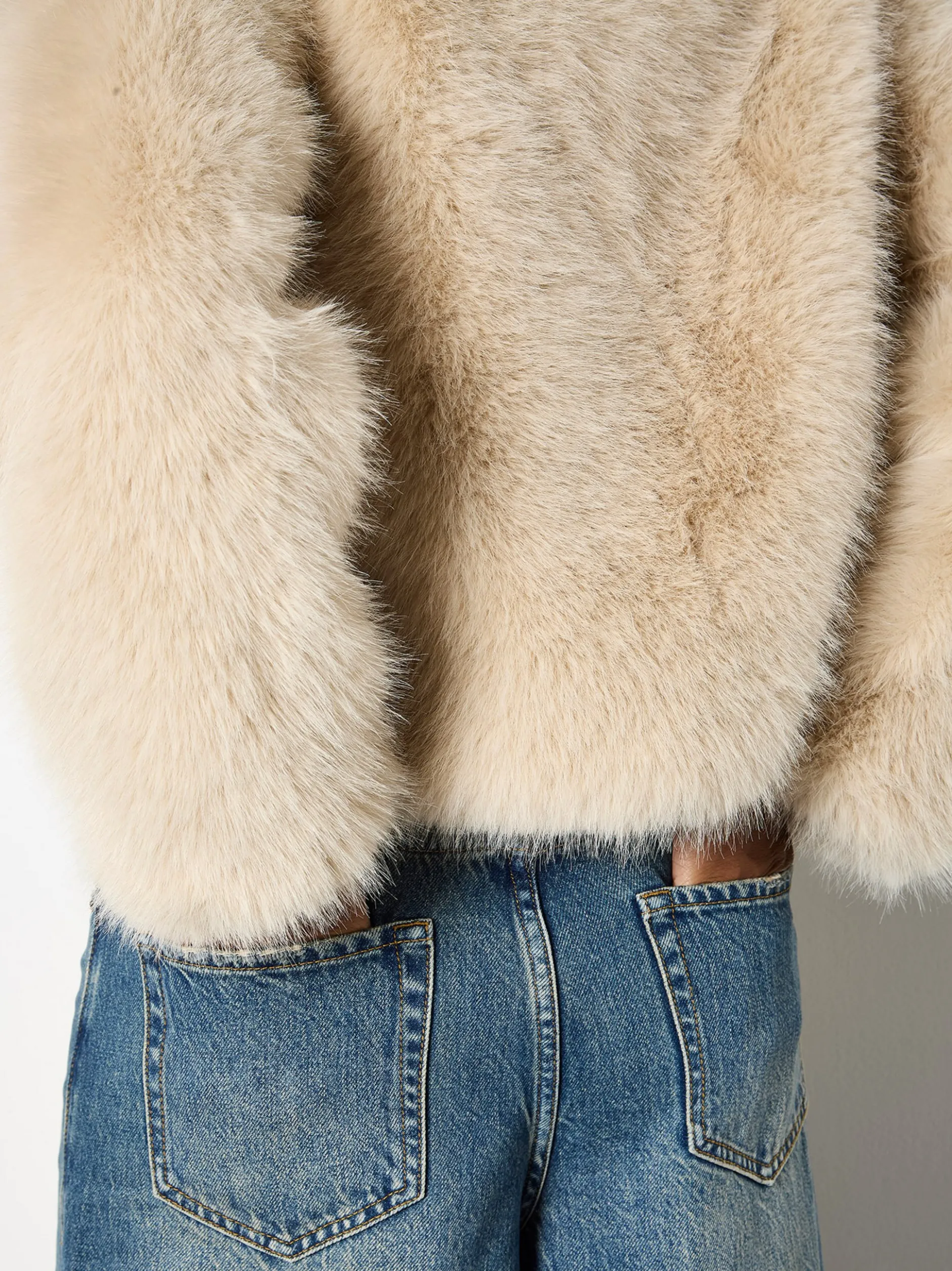 Apricot Damen Jacke in ecru