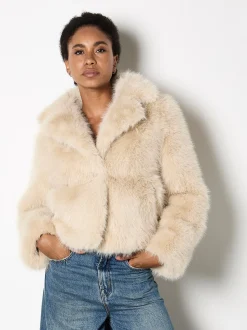Apricot Damen Jacke in ecru