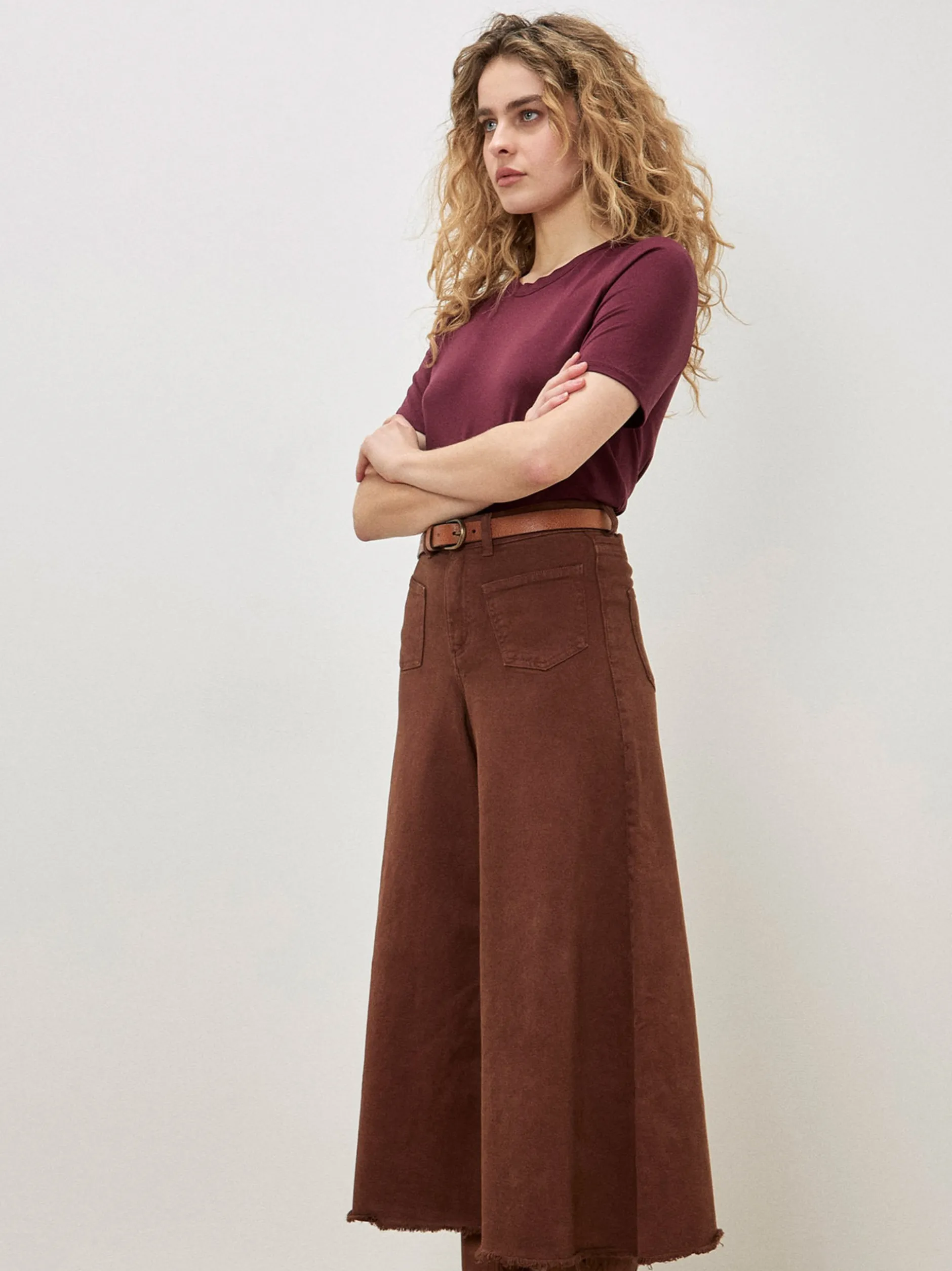 Apricot Damen Jeans in terra - Länge: lang