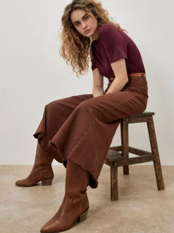Apricot Damen Jeans in terra - Länge: lang