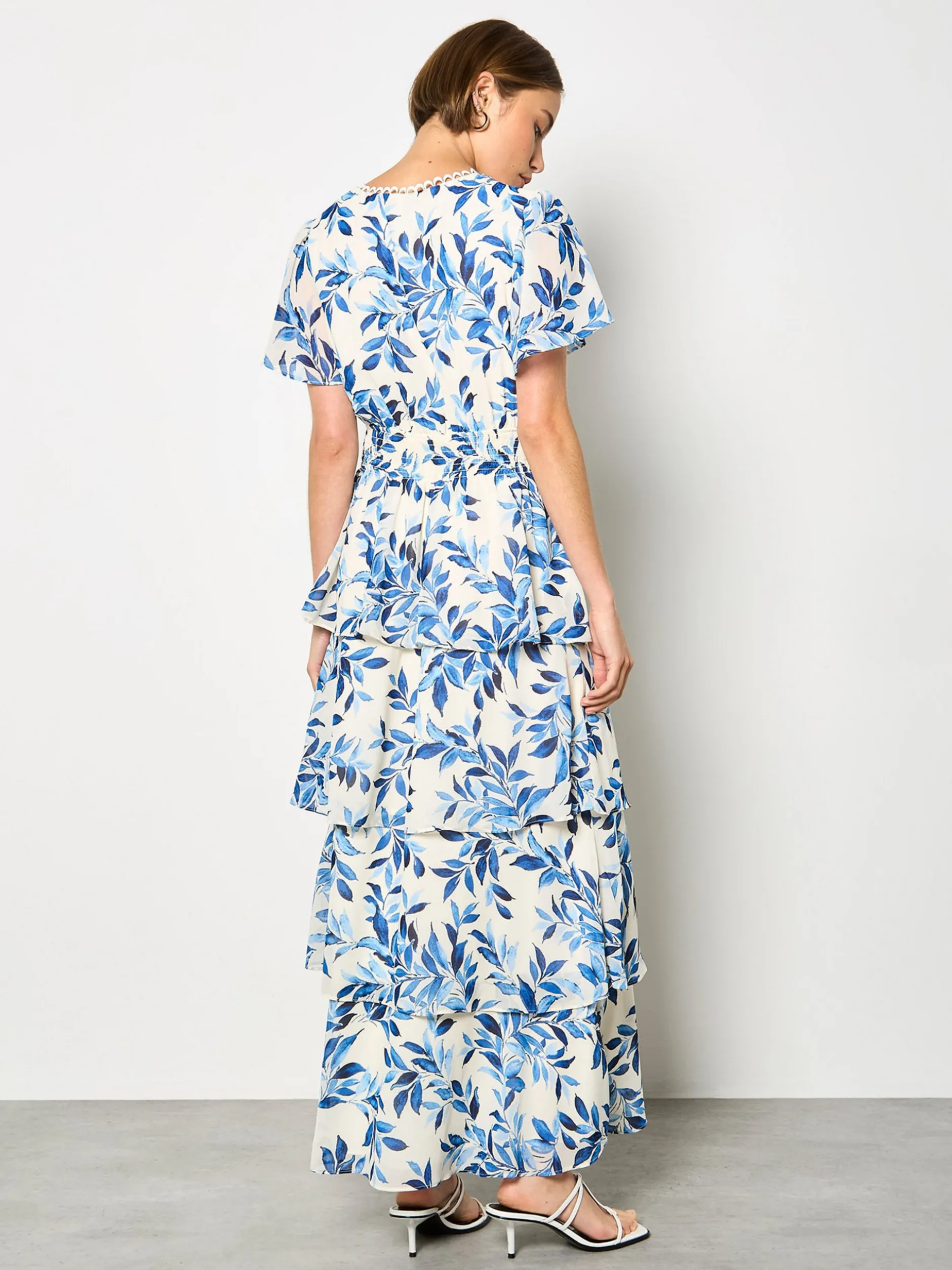 Apricot Damen Maxikleid in blau - Länge: lang