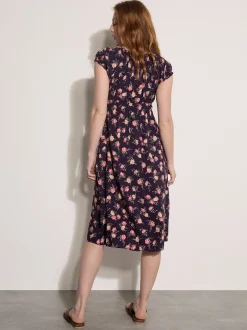 Apricot Damen Midikleid in purple mehrfarbig