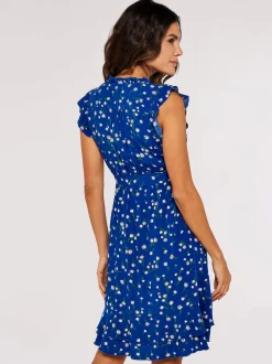 Apricot Damen Minikleid in blau - Länge: kurz