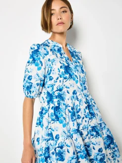 Apricot Damen Minikleid in blau - Länge: kurz