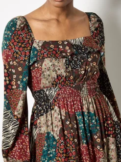 Apricot Damen Minikleid in braun - Ausschnitt: Karree