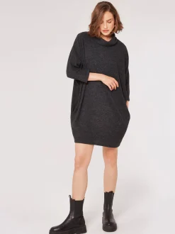Apricot Damen Minikleid in grau - Länge: kurz