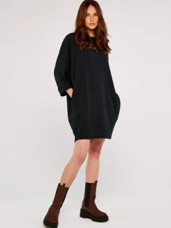 Apricot Damen Minikleid in grün - Ausschnitt: Rundhals