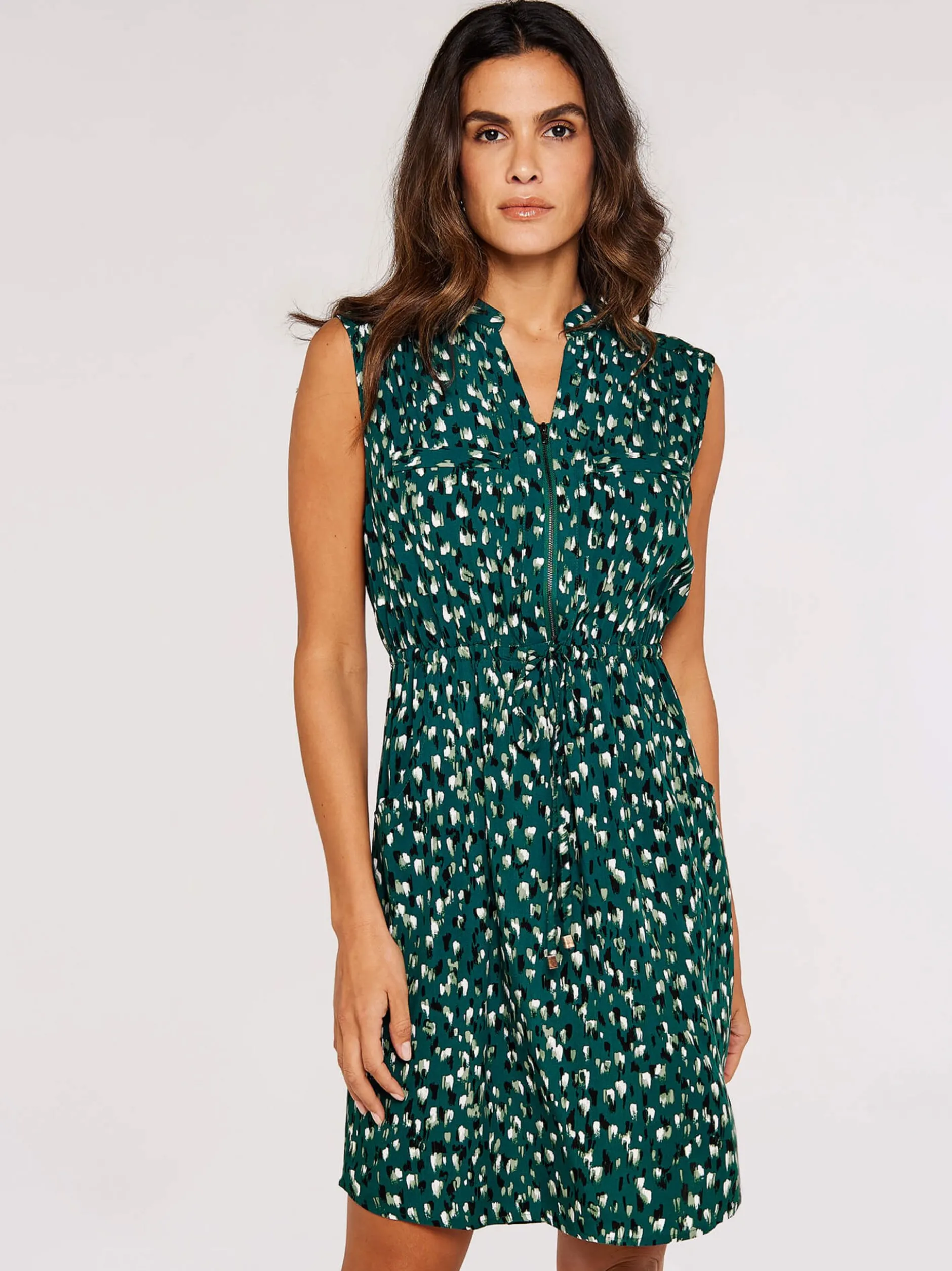 Apricot Damen Minikleid in grün mehrfarbig