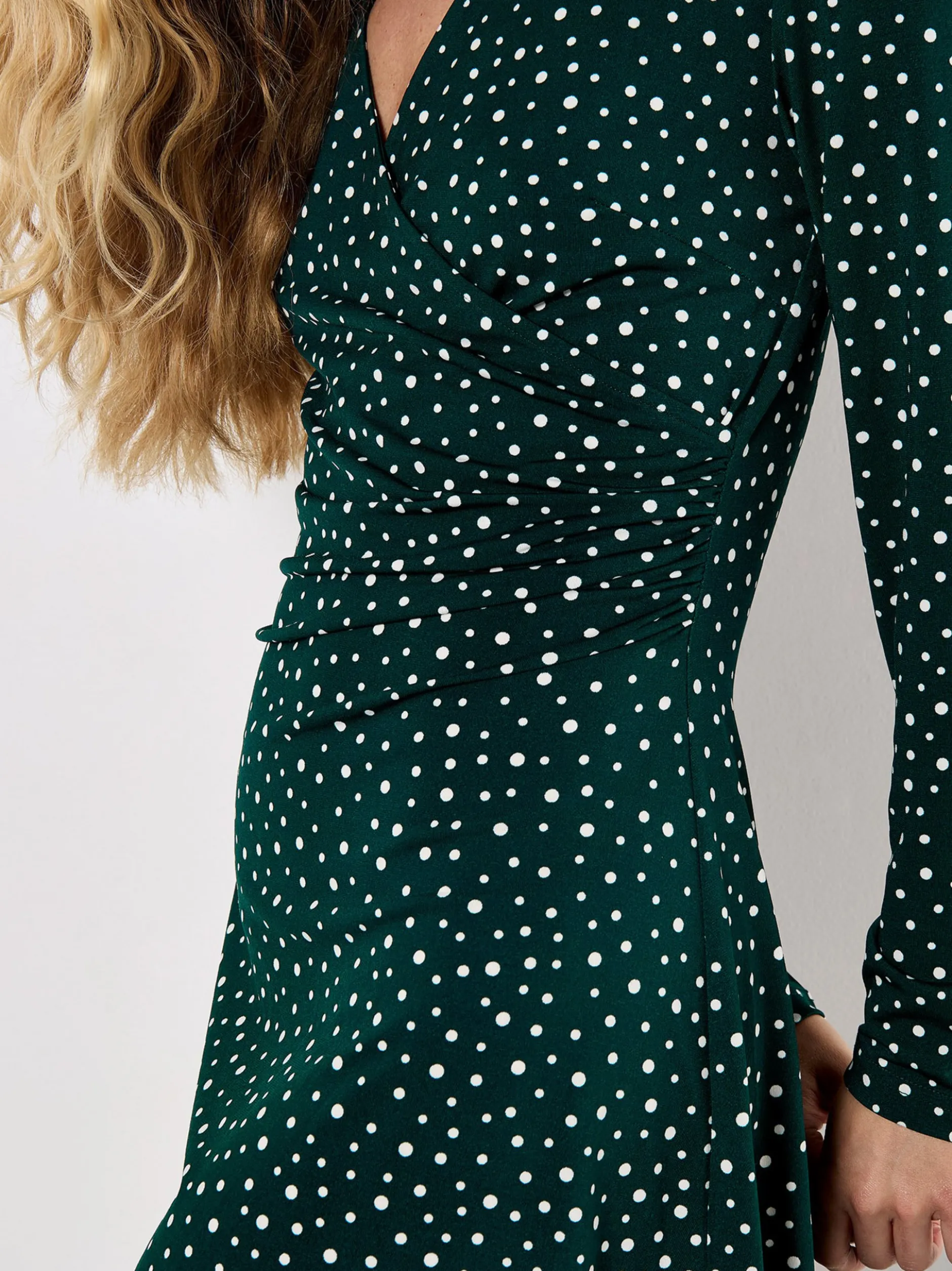 Apricot Damen Minikleid in grün - Länge: kurz