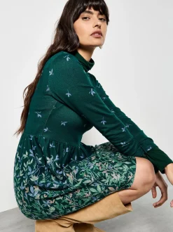 Apricot Damen Minikleid in grün - Länge: kurz