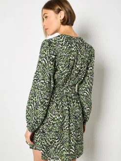 Apricot Damen Minikleid in grün - Länge: kurz