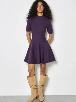 Apricot Damen Minikleid in purple - Länge: kurz