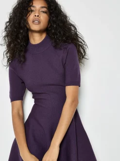 Apricot Damen Minikleid in purple - Länge: kurz