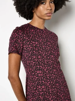 Apricot Damen Minikleid in rosenholz bordeaux