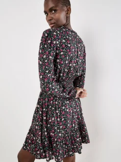 Apricot Damen Minikleid in schwarz - Länge: knielang