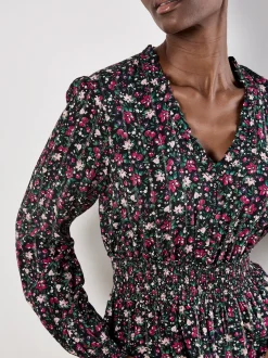 Apricot Damen Minikleid in schwarz - Länge: knielang