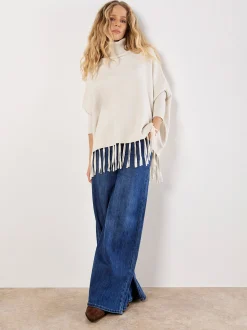 Apricot Damen Pullover in beige - Ärmel: langarm
