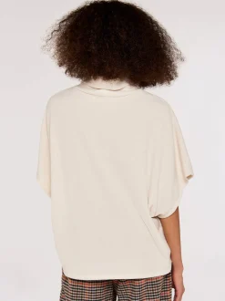 Apricot Damen Pullover in beige - Ausschnitt: Rollkragen
