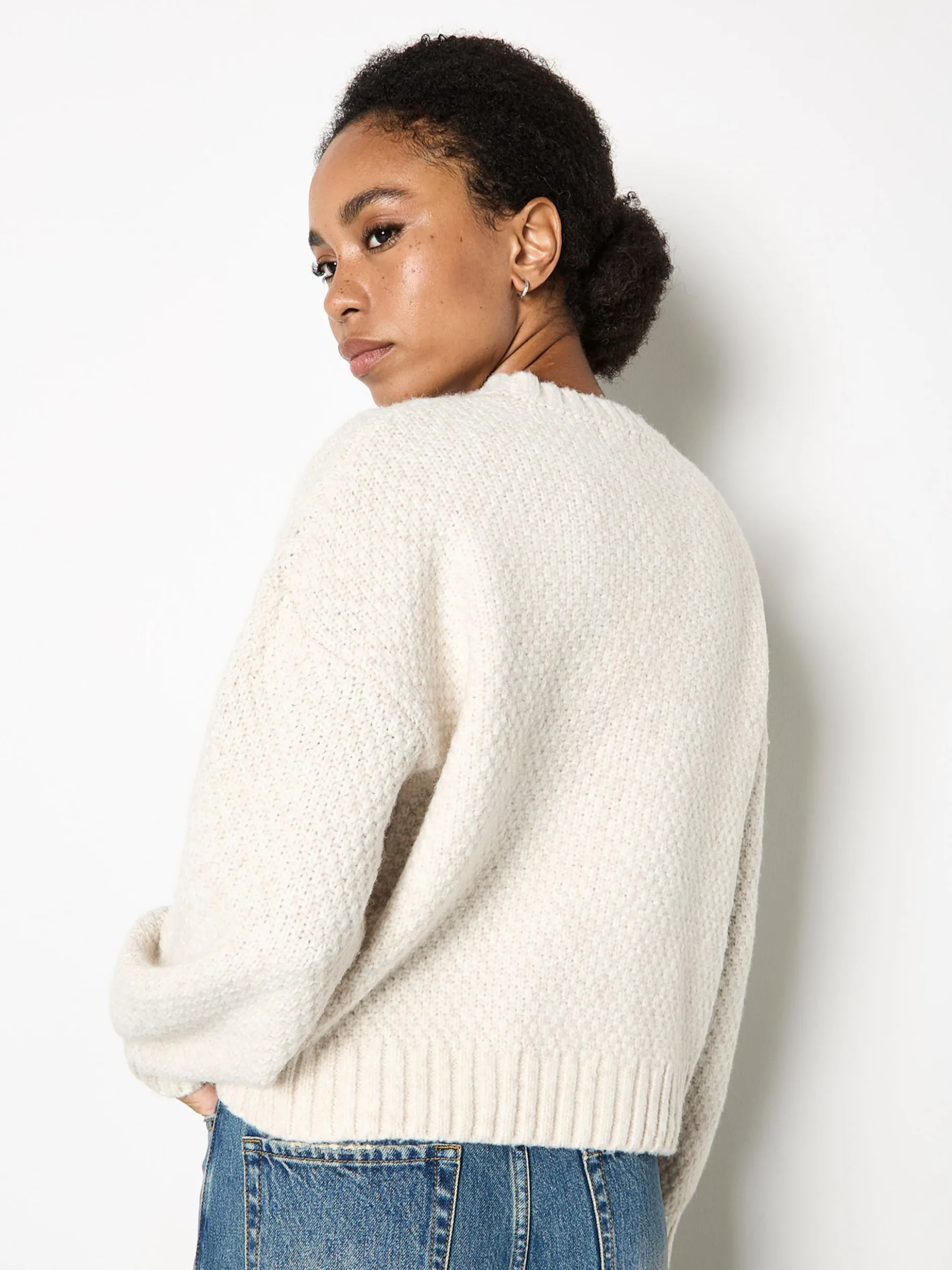 Apricot Damen Pullover in beige - Ausschnitt: Rundhals