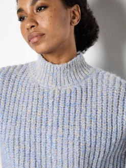 Apricot Damen Pullover in blau - Ärmel: langarm