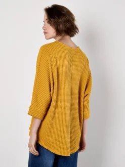 Apricot Damen Pullover in gelb - Ausschnitt: Rundhals
