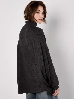 Apricot Damen Pullover in grau - Ärmel: langarm