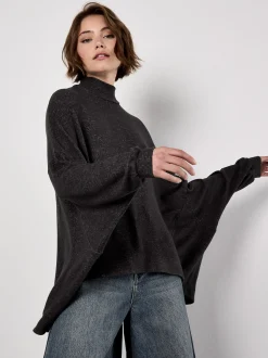 Apricot Damen Pullover in grau - Ärmel: langarm