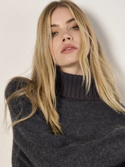Apricot Damen Pullover in grau - Ärmel: langarm