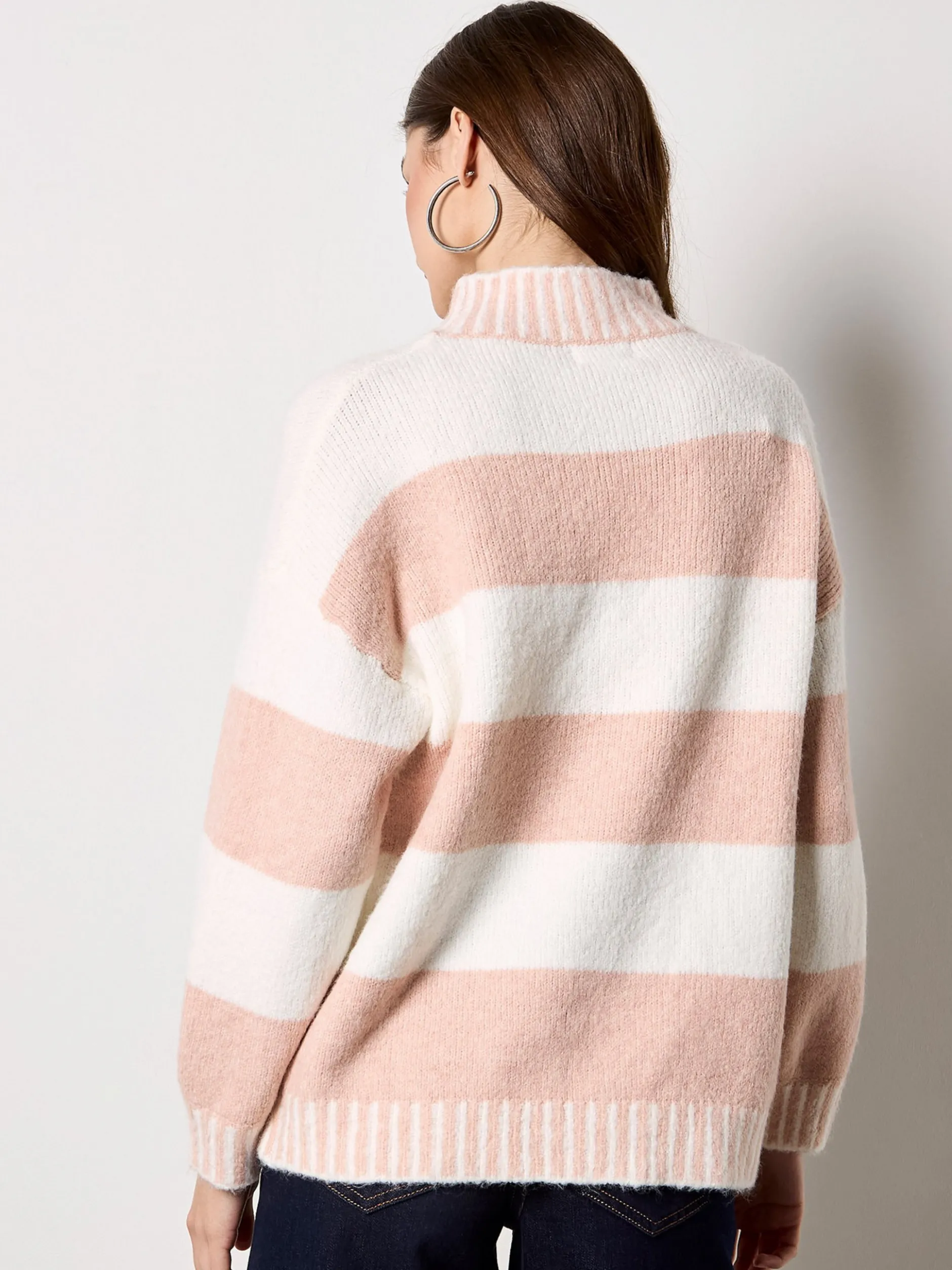 Apricot Damen Pullover in pink - Ärmel: langarm