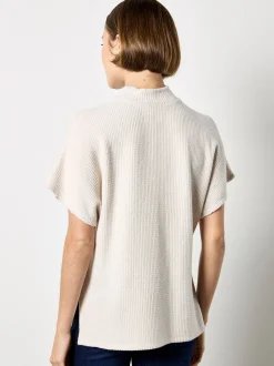 Apricot Damen Shirt in sand - Ausschnitt: Rundhals