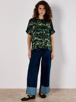 Apricot Damen T-Shirt in grün - Ärmel: kurzarm