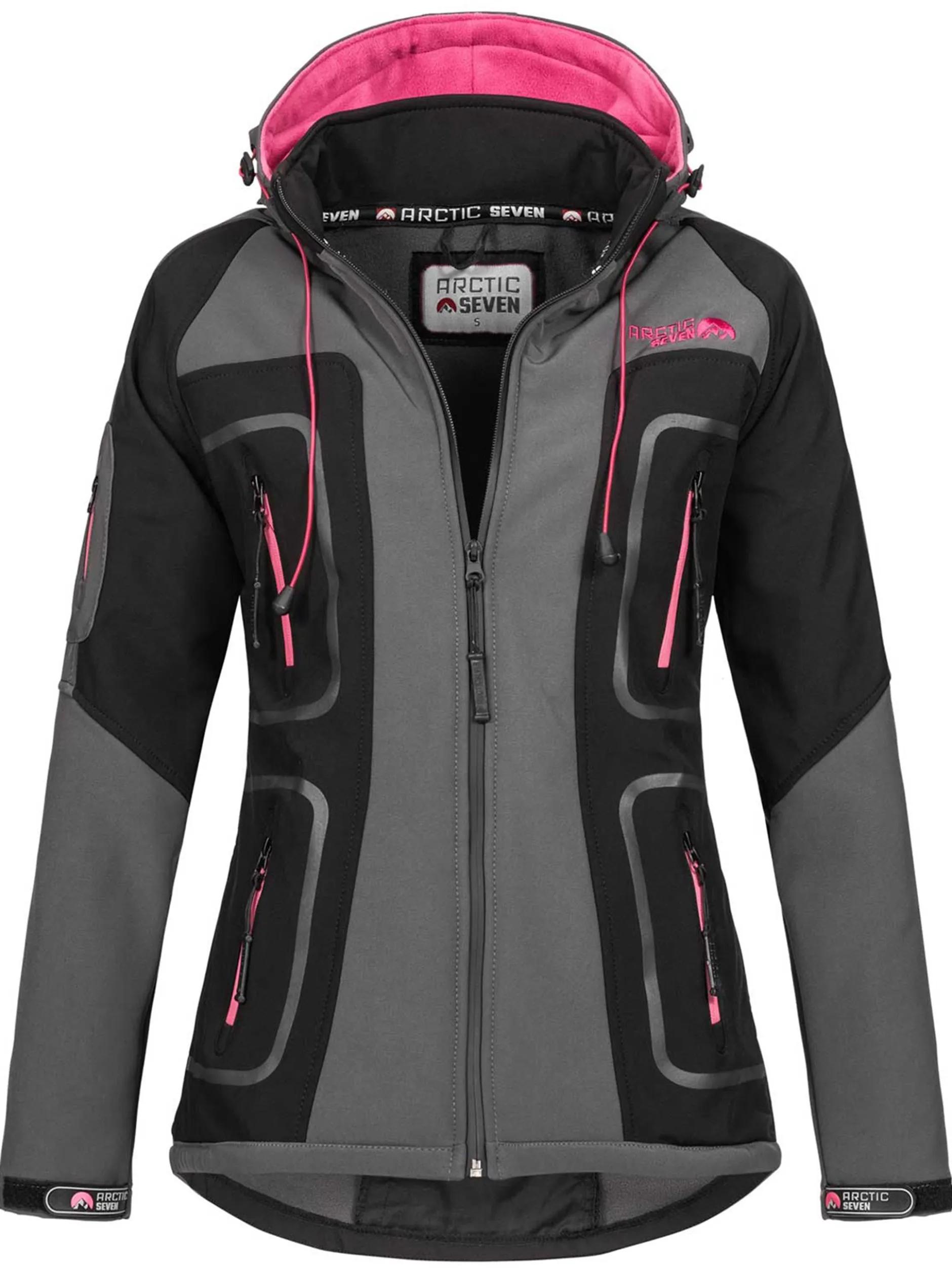 Arctic Seven Damen Softshelljacke - ASCelina in grau