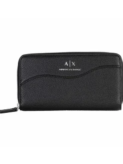 Armani Exchange Damen Geldbörse in schwarz