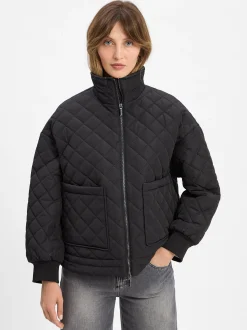 Armani Exchange Damen Steppjacke in schwarz