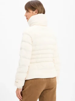 Armani Exchange Damen Steppjacke in ecru