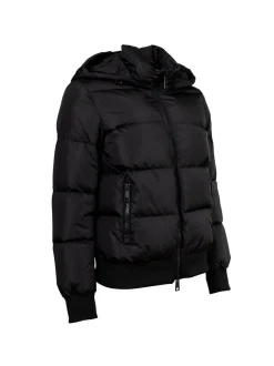 Armani Exchange Damen Steppjacke in schwarz