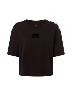 Armani Exchange Damen T-Shirt in schwarz