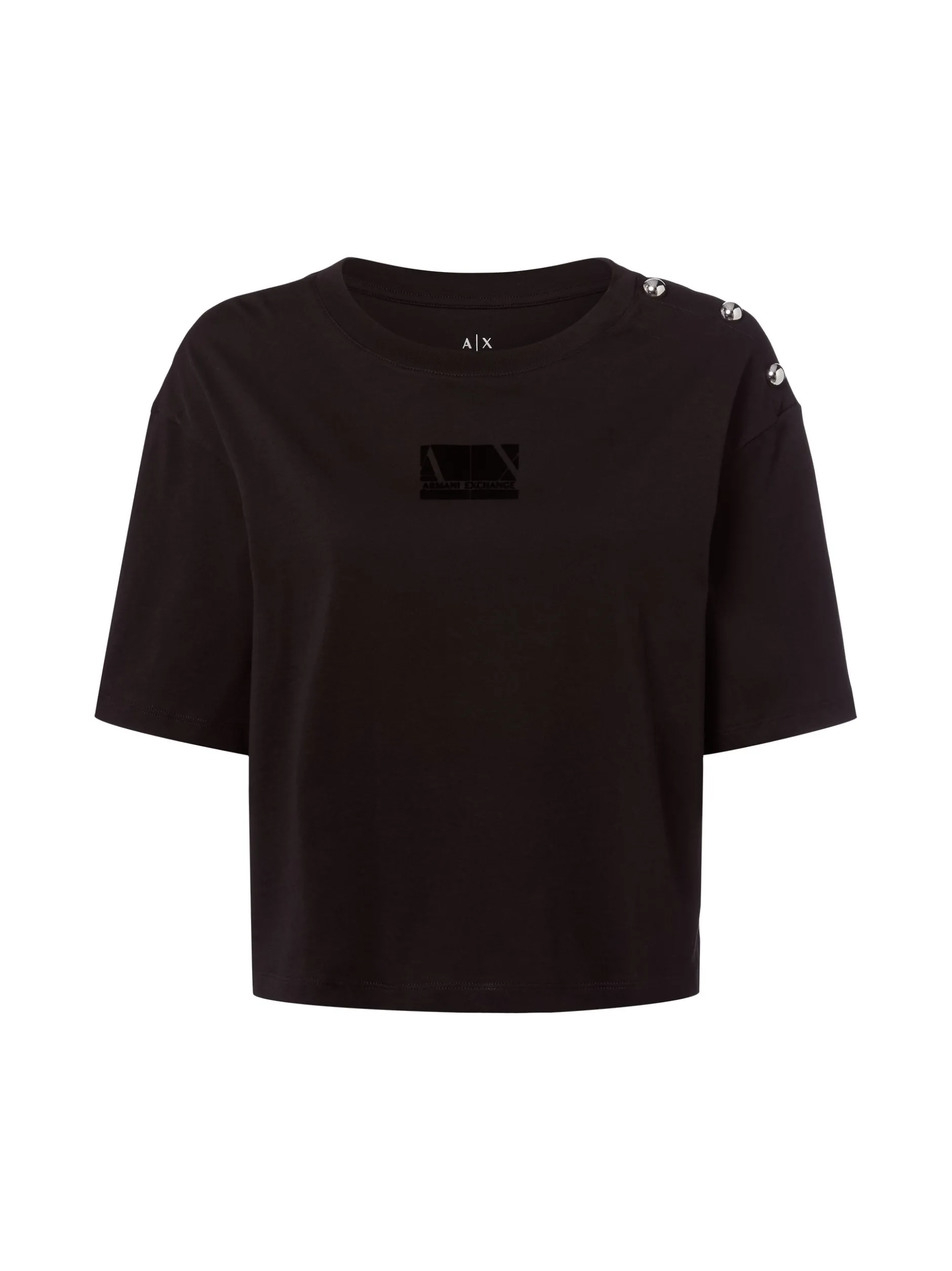 Armani Exchange Damen T-Shirt in schwarz