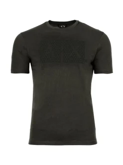 Armani Exchange Herren T-Shirt in grau - Ärmel: kurzarm