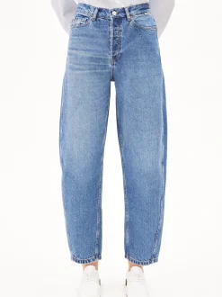ARMEDANGELS Damen Jeans - Baarly Barrel in medium stone