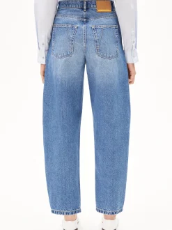 ARMEDANGELS Damen Jeans - Baarly Barrel in medium stone