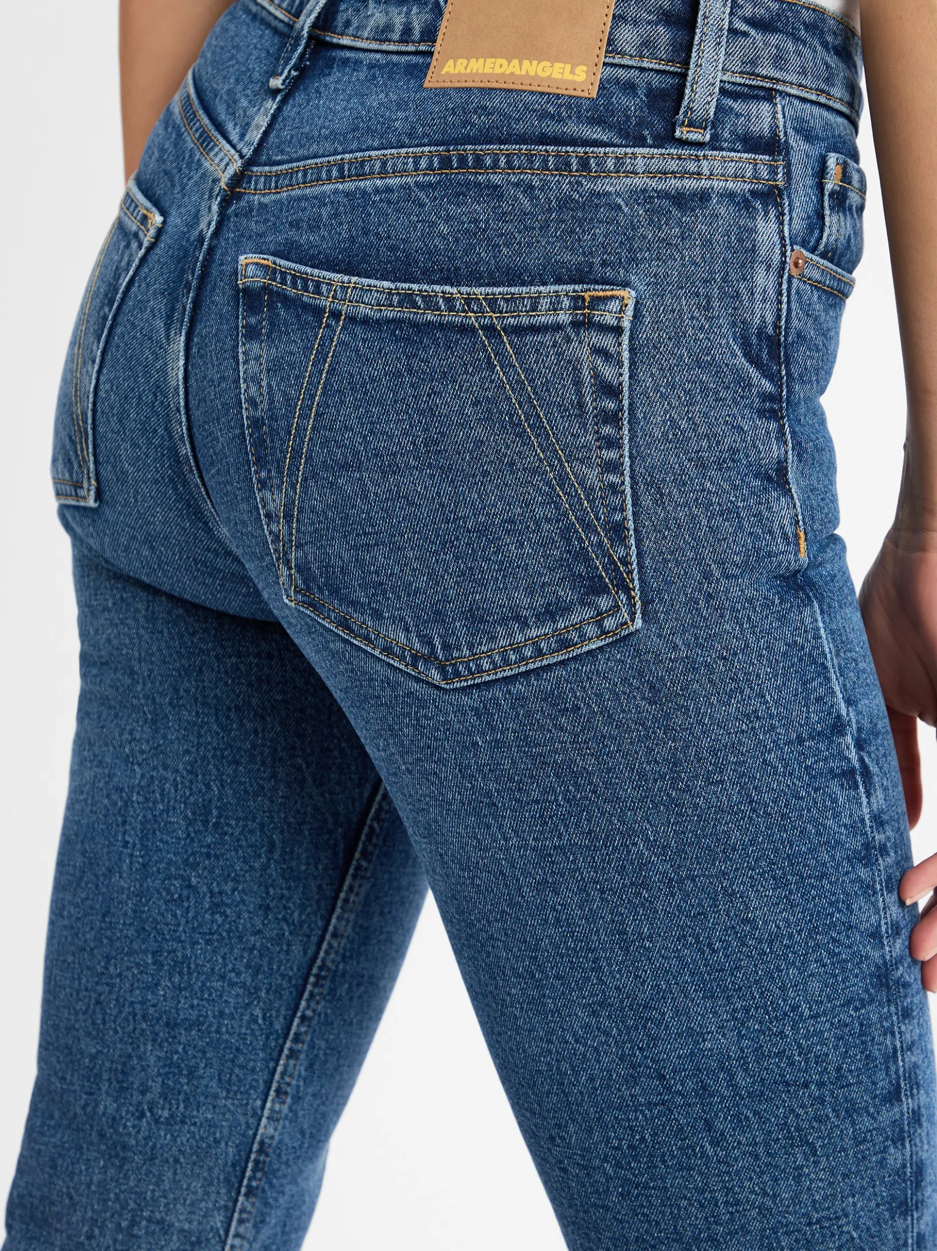 ARMEDANGELS Damen Jeans - Carenaa in denim - Länge: lang