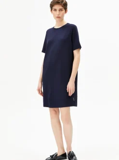ARMEDANGELS Damen Jerseykleid - Maariliana in marine