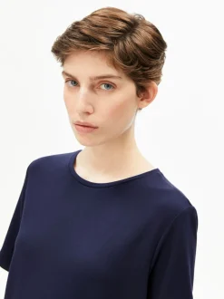 ARMEDANGELS Damen Jerseykleid - Maariliana in marine